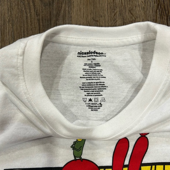 Women Nickelodeon White SpongeBob Short Sleeve Tee Size Small - Picture 2 of 6
